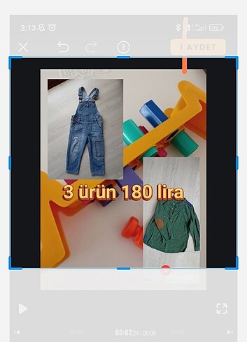 3 ürün 