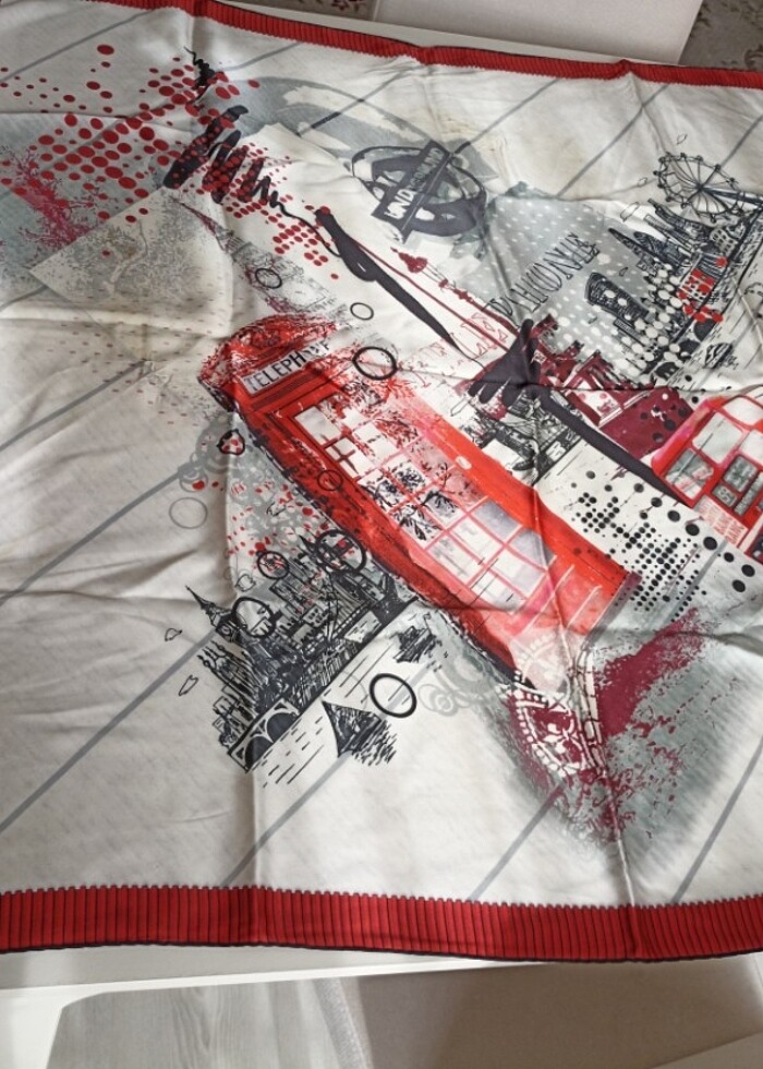 İpek eşarp  - Görsel 3