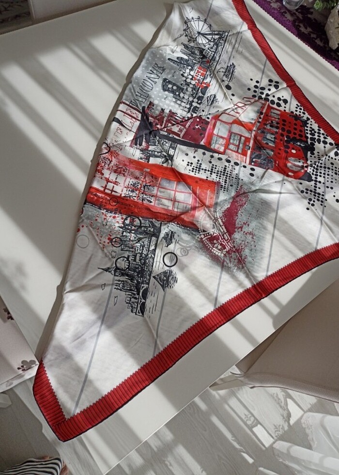 İpek eşarp  - Görsel 5