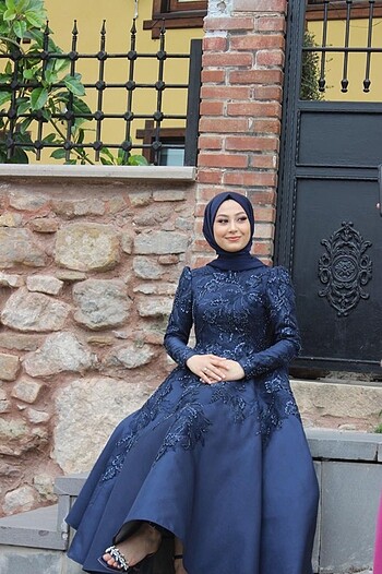 diğer Beden lacivert Renk Elbise