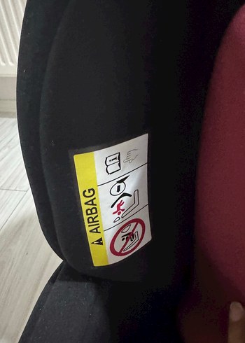 Koyu Kırmızı Çocuk Oto Koltuğu - Görsel 2