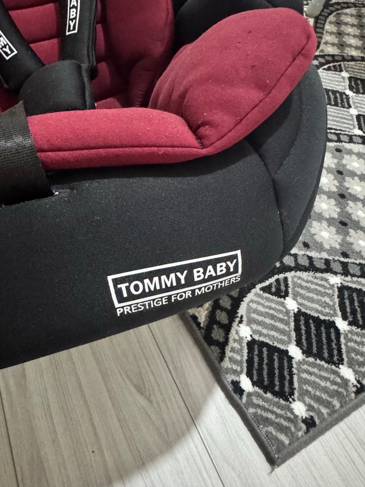 Koyu Kırmızı Çocuk Oto Koltuğu - Görsel 3