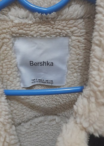 siyah bershka Kürklü Deri Kadın Ceket - Görsel 8