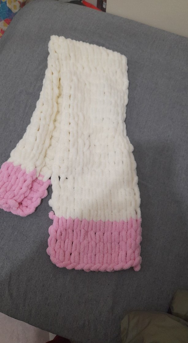 peluş atkı - Görsel 2