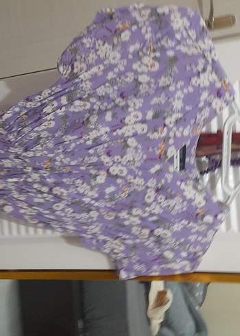 Bohem V Yaka Piliseli Uzun Elbise - Görsel 4