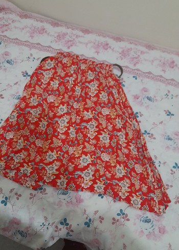 Nakışlı Renkli Bohem Uzun Etek - Görsel 5