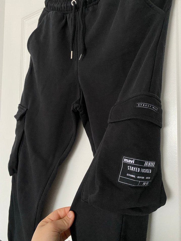 Siyah Rahat Outdoor Eşofman Altı - Görsel 3