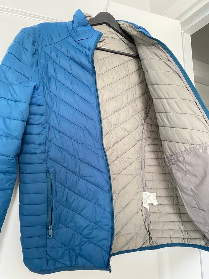 Fermuarlı Mavi Kadın Ceket - Görsel 4