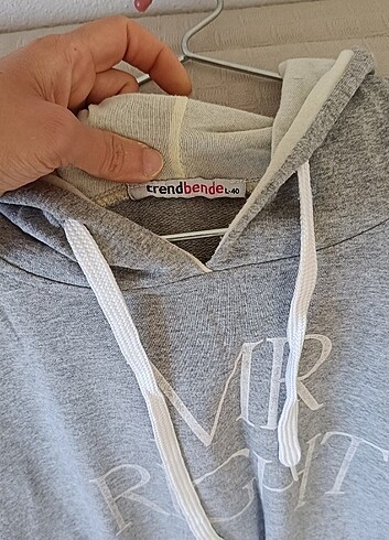 Gri Sweatshirt - Görsel 4