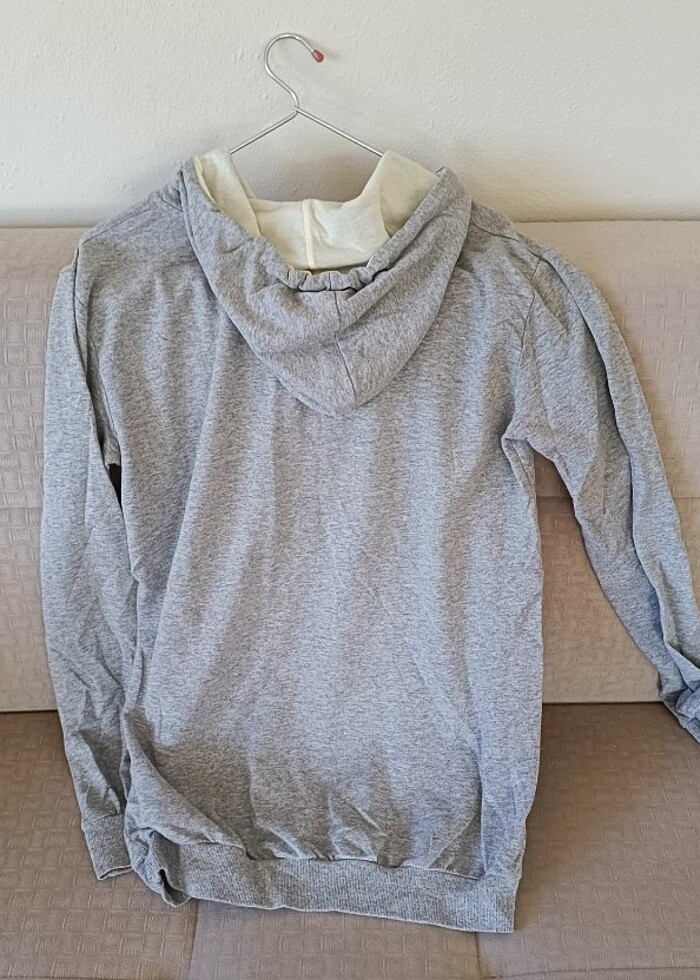 Gri Sweatshirt - Görsel 3