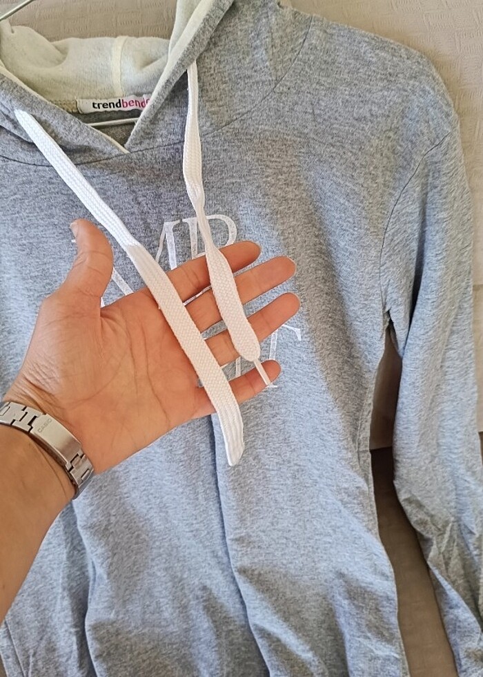 Gri Sweatshirt - Görsel 2