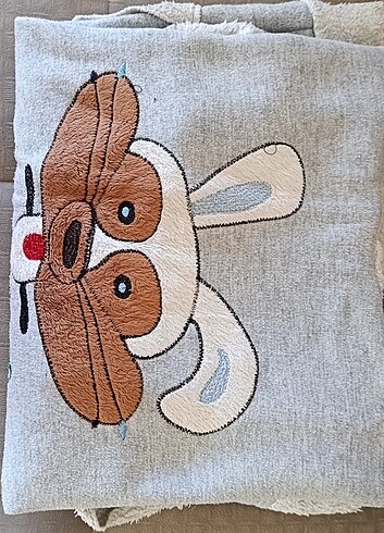 Tavşan Desenli Sweatshirt - Görsel 7