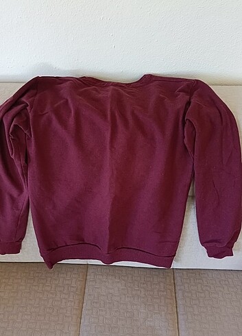 Bordo Sweatshirt - Görsel 2