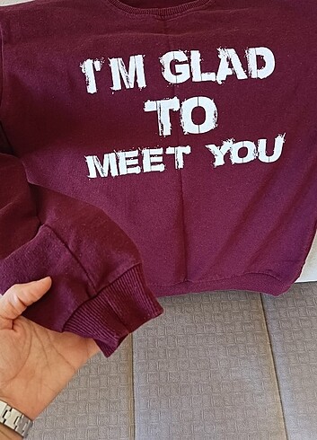 Bordo Sweatshirt - Görsel 4