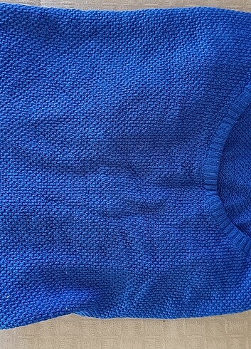 Lacivert/Koyu Mavi Triko Kazak - Görsel 6