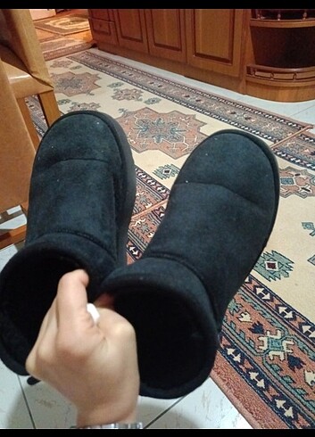 Siyah Bilek Boy Kısa Ugg Bot - Görsel 3