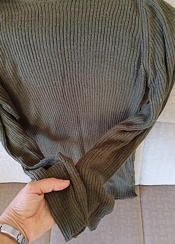 Haki Badi / Triko Kazak / Satıldı - Görsel 3