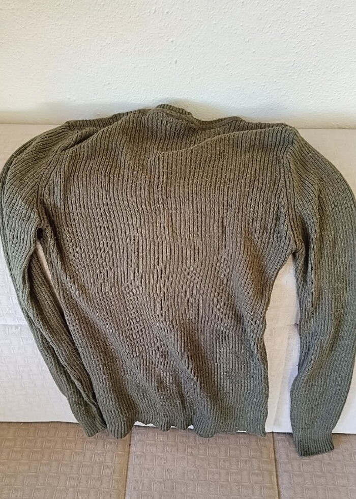 Haki Badi / Triko Kazak / Satıldı - Görsel 4