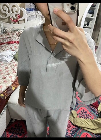 Gri Alt Üst İkili Takım  - Görsel 2