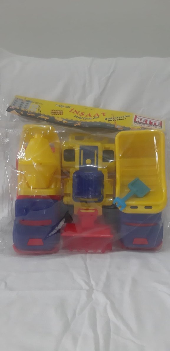 3Lü İnşaat Araçları Seti - Görsel 4