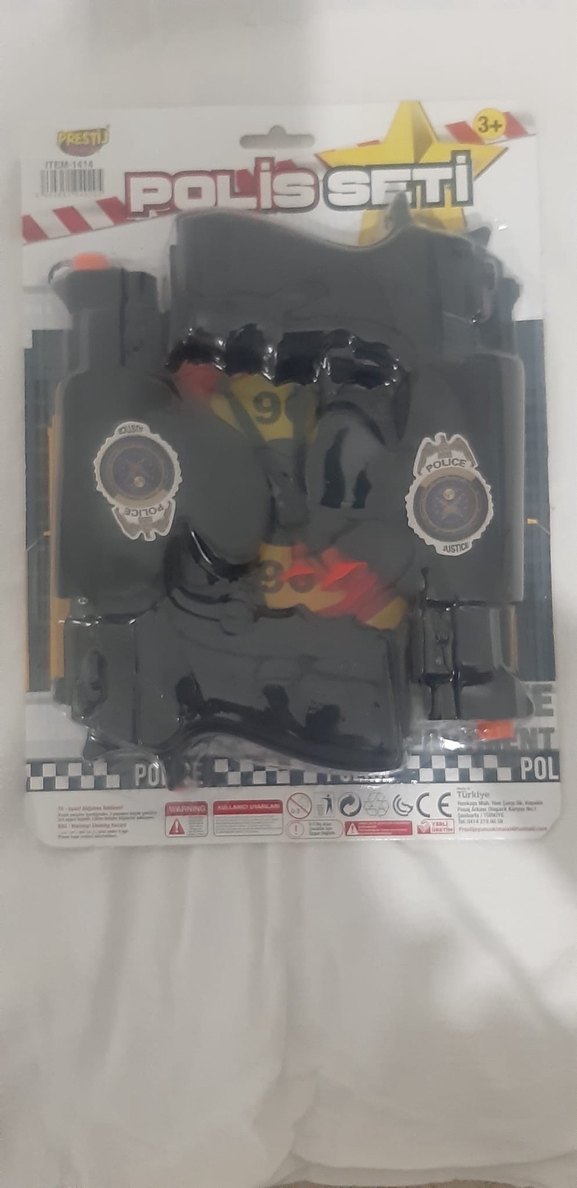 Oyuncak polis seti - Görsel 3