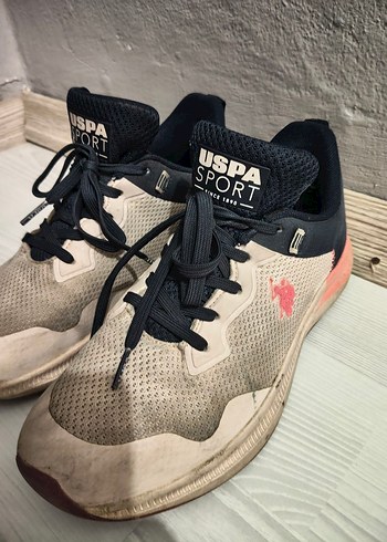 38 Beden USPA Spor Kahverengi Gri Basketbol Ayakkabısı