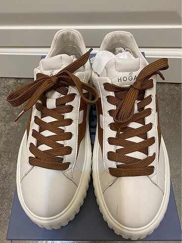 Hogan #Ayakkabı krem rengi