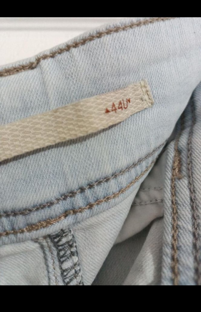 Düğmeli Gri Midi Denim Etek - Görsel 2