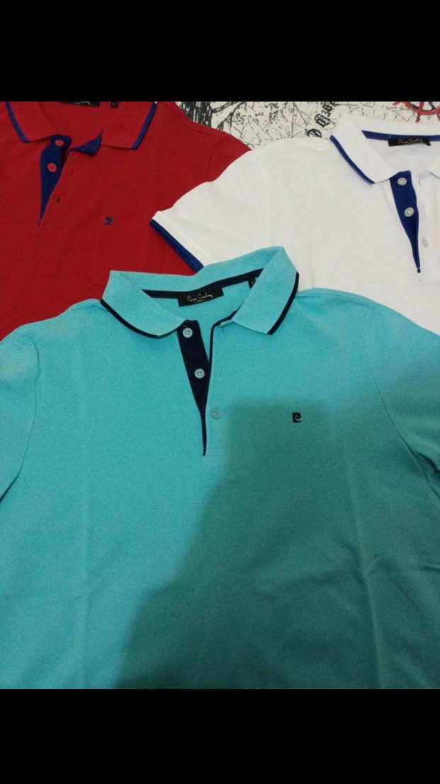 Renkli Düğmeli Erkek Polo Tişört - Görsel 4