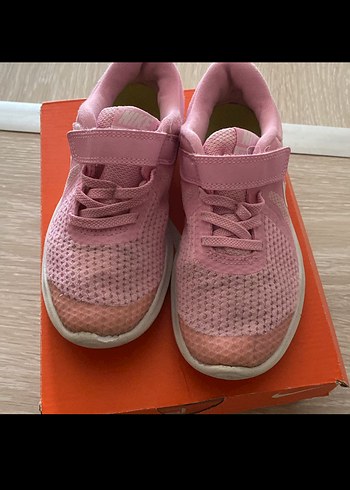 Kız Çocuk Pembe Cırt Cırtlı Spor Ayakkabı - Görsel 4