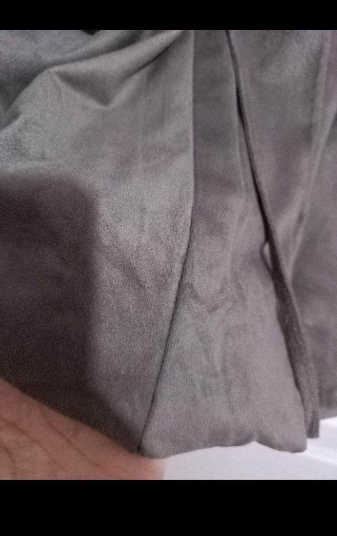 Kadın Bej Uzun Keten Drapeli Etek - Görsel 3