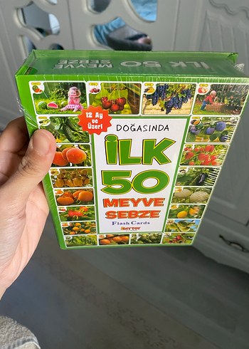 Doğasında İlk 50 Meyve Sebze Flash Kart - Görsel 3