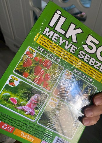 Doğasında İlk 50 Meyve Sebze Flash Kart - Görsel 2