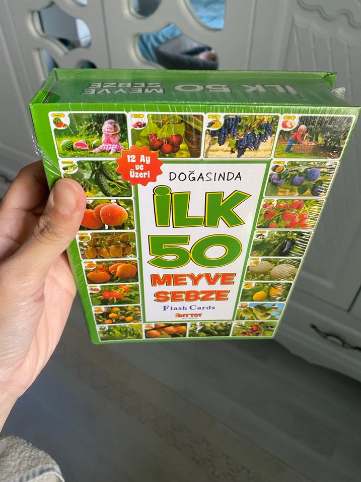 Doğasında İlk 50 Meyve Sebze Flash Kart - Görsel 3