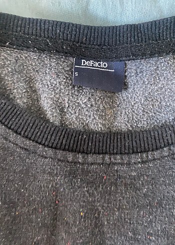 Gri Erkek Keten Uzun Kollu Basic Sweatshirt - Görsel 2