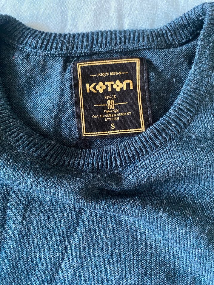 Mavi Erkek Uzun Kollu Triko Kazak - Görsel 3