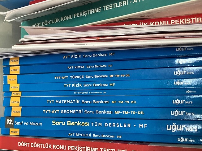UĞUR KURS 12. SINIF MEZUN KİTAPLARI
