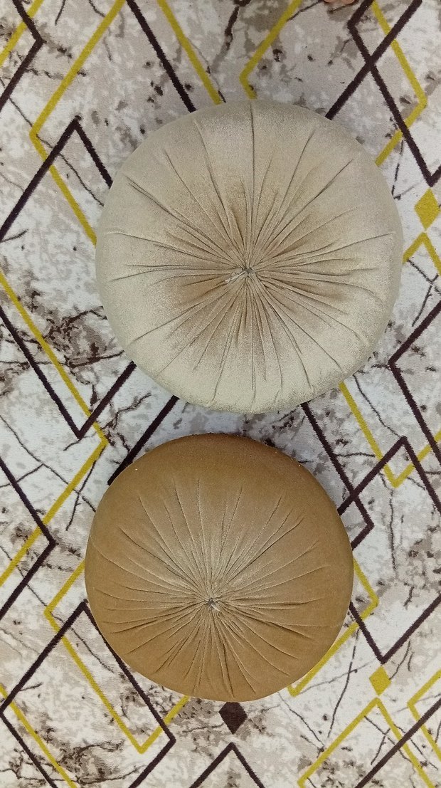 Bej Bohem Yuvarlak Dekoratif Yastık - Görsel 4