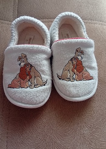 orjinal erkek Çocuk Beyaz Nakışlı Sıcak Terlik - Görsel 4