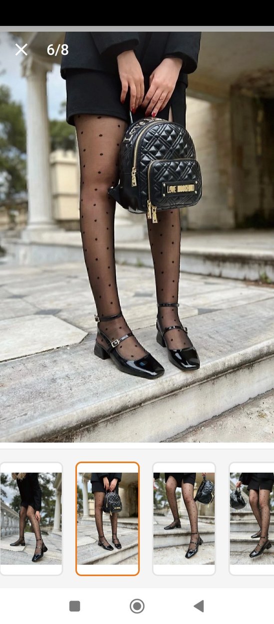 Topuklu Siyah Rugan Tokalı  Kadın Ayakkabı bir kere giyildi - Görsel 2