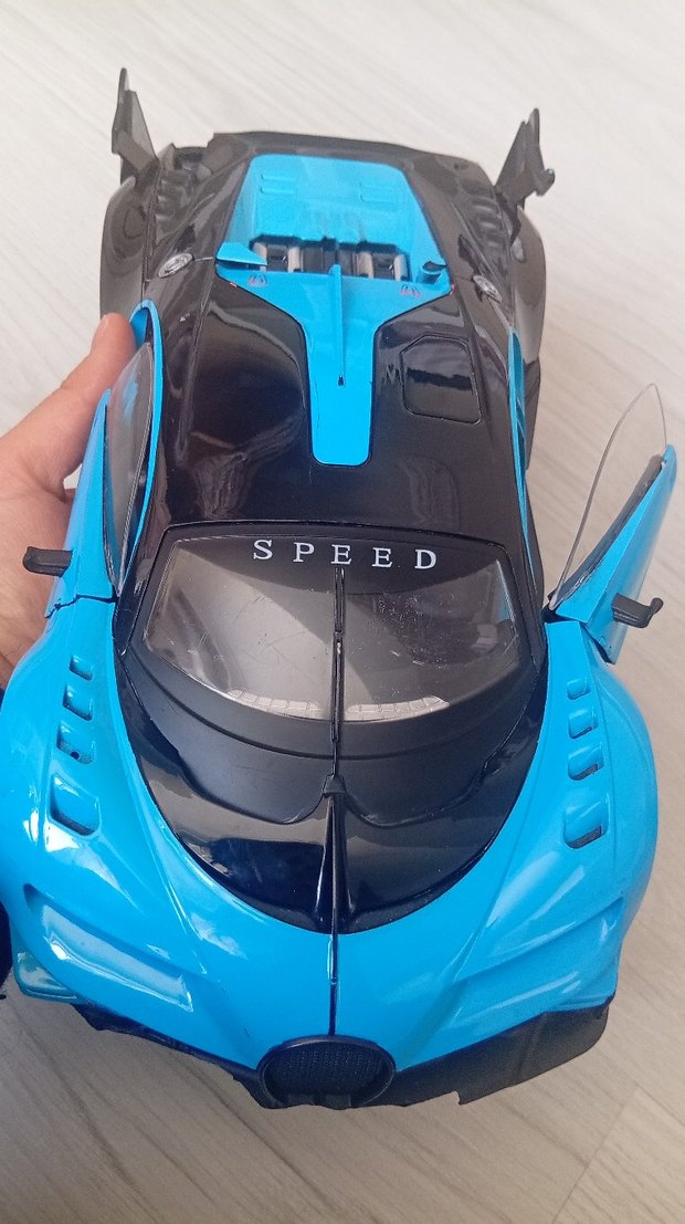 Koyu Mavi Oyuncak Araba - Görsel 4