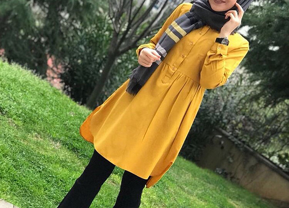 s Beden mavi Renk Hiç kullanılmamış tunik