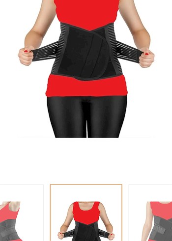 Siyah Balenli Doğum Sonrası Korsesi - Görsel 3