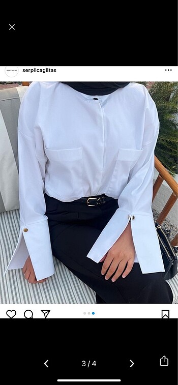 Massimo Dutti serpil caglıtas gömlek