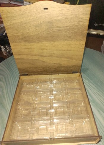 MDF ahşap çikolata kutusu - Görsel 3