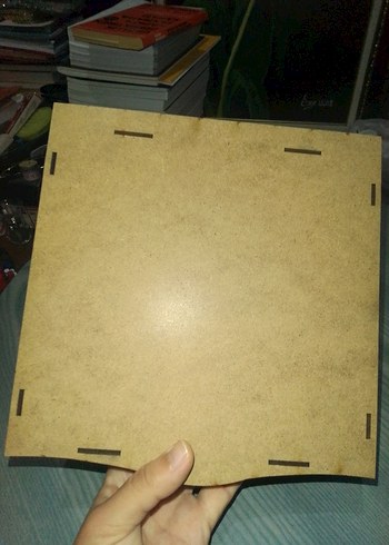 MDF ahşap çikolata kutusu - Görsel 4