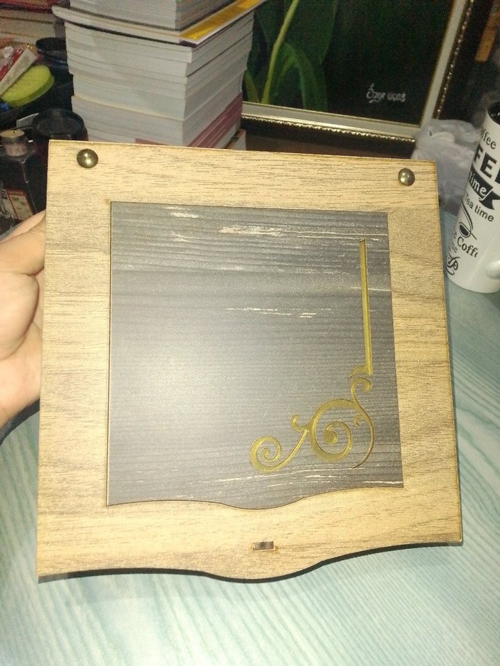 MDF ahşap çikolata kutusu - Görsel 2