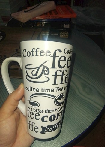 Büyük boy porselen kupa - Görsel 6