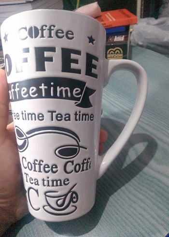 Büyük boy porselen kupa - Görsel 4