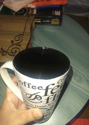 Büyük boy porselen kupa - Görsel 5